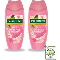 Palmolive 2 x – Douchescrub – Thermal Cherry Blossom – 250 ml - Wasstrips - Douchegel - Body Scrub - Exfoliatie - Huid Verzorging - Kersenbloesem