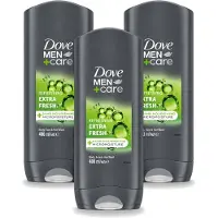 Dove 3 x - Douchegel - Men+ Care Extra Fresh - Verfrissend - 400 ml - Voordeelverpakking - 3 stuks