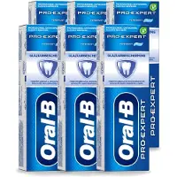 Oral-B 6 x - Pro-Expert Sterk Glazuur - Tandpasta - Beschermt Glazuur - 75 ml - Voordeelverpakking - 6 stuks