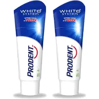 Prodent 2 x – Tandpasta – White System – Natuurlijk Witmakend – 75 ml - Voordeelverpakking - 2 stuks