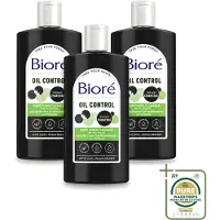 Bioré 3 x – Houtskool Reinigingsgel – Gezichtsreiniger – 200 ml - Wasstrips - Gezichtsreiniger - Houtskool - Diepe Reiniging - Poriën Reinigen - Vet Huid