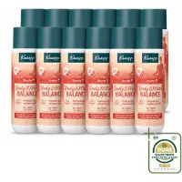 Kneipp 12 x - Douchegel - Body & Mind Balance - 200 ml - Wasstrips - Douchegel - Balans - Innerlijke Rust - Geest En Lichaam - Iris En Vetiver