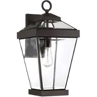 QUOIZEL LED Wand Buitenlamp Ravine | 1X E27 Max 60W | IP44 | Dimbaar | Western Bronze
