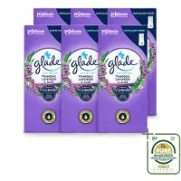 Glade 6 x – Touch & Fresh Navulling – Tranquil Lavender & Aloe – 10 ml - Wasstrips - Luchtverfrisser - Lavendel Geur - Aloe Vera - Rustgevende Geur - Geurboost