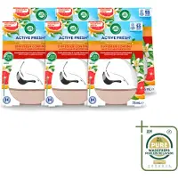 Air Wick 6 x Decosphere - Luchtverfrisser - Grapefruit & Oranjebloessem - 75g - Wasstrips - Luchtverfrisser - Frisse Geur - Grapefruit - Oranjebloessem - Geur Neutraliseren