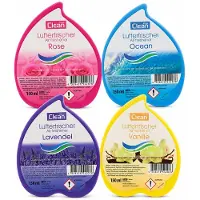 Elina Clean 4-pack Luchtverfrisser Gel 4 x 150 g – Roos, Lavendel, Vanille en Ocean