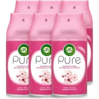 Air Wick 6 x - Luchtverfrisser Navulling - Kersenbloesem - Automatische Spray - 250 ml - Voordeelverpakking - 6 stuks