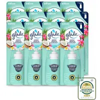 Glade 12 x – Sense & Spray Navulling – Exotic Tropical Blossoms – 18 ml - Wasstrips - Tropische Geur - Luchtverfrisser Met Bewegingssensor - Kokos En Bloemen - Exotische Geur - Luchtverfrisser