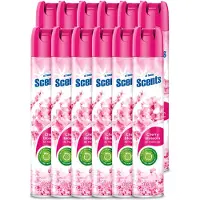 At Home 12 x – Luchtverfrisser Spray – Cherry Blossom – Fris Bloemig - 400 ml - Voordeelverpakking - 12 stuks
