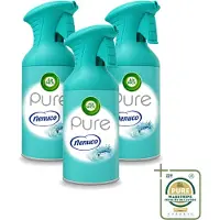 Air Wick 3 x - Luchtverfrisser - Pure Nenuco - Spray - 250 ml - Wasstrips - Luchtverfrisser - Nenuco Aroma - Luchtverfrissende Spray - Frisse Geur - Huisgeur