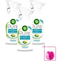 Air Wick 3 x - Luchtverfrisser - Essentiële Oliën - Citroenbloesem - Spray - 250 ml - Bulkverpakking - Luchtverfrisser citroenbloesem - Douchemop - Citroenbloesem geur