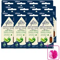 Glade 12 x – Aromatherapy Mist Diffuser Navulling – Calm Mind – 17,4 ml - Bulkverpakking - Aromatherapie - Douchemop - Ontspanning