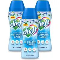 Dreft 3 x - Ultimate Care - Wasverzachter - Geurbooster - Gekleurde Was - Blauwe Droom - 15 Wasbeurten - Voordeelverpakking - 3 stuks