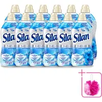 Silan 12 x – Wasverzachter – Fresh Control Cool Fresh – 1056 ml - Bulkverpakking - Wasverzachter - Douchemop - Frisheid