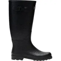 Regatta - "Fairweather III" rubberlaarzen met reptielprint voor dames, model RG13472 (maat 38 EU), kleur zwart