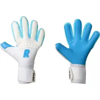 Real All Stop Aqua (Limited Edition) Keepershandschoenen - Wit / Hemelsblauw | Maat: 8,5