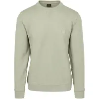 BOSS Trui BOSS Orange groen sweater met logopatch