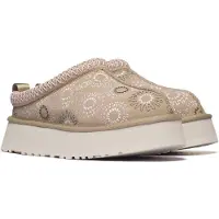 Ugg Boots 'Tazz' mosterd / donkergroen / rosa / wit