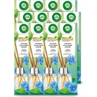 Air Wick 12 x - Geurstokjes - Frisse Ochtenddauw - Essentiële Oliën - 40 ml - Voordeelverpakking - 12 stuks
