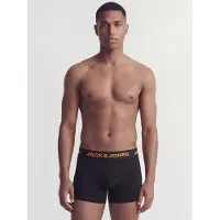 Jack & Jones Boxershorts 'JACLAD' aqua / donkerlila / oranje / zwart