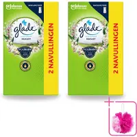 Glade 2 x - Touch & Fresh Navulling - Lelietje-van-dalen - 2 × 10 ml - Bulkverpakking - Navulling Muguet - Douchemop - Touch & Fresh