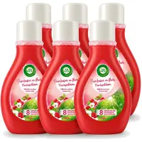 Air Wick 6 x – Luchtverfrisser – Actieve Wiek Framboos & Bloesem – 375 ml - Voordeelverpakking - 6 stuks