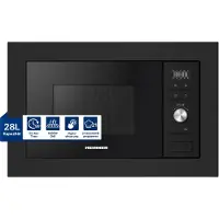 Heinner Inbouw Magnetron – 28 L – 900 W – 1000 W Grill – 5 Vermogensniveaus – Ontdooifunctie – 21 Automatische Programma’s – Digitale Bediening – Zwart