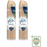 Glade 2 x – Luchtverfrisser Spray – Romantic Vanilla Blossom – 300 ml - Wasstrips - Luchtverfrisser Spray - Geur Tegen Geurtjes - Vanille Geur - Orchidee En Sandelhout - Warme Geur