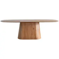 Giga Meubel Eettafel Stijn Bruin Deens Ovaal 200cm