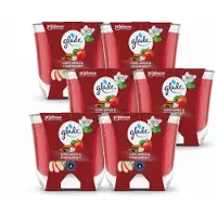 Glade 6 x - Geurkaars Appel Kaneel - 100% Raapzaadwas - 204 g - Voordeelverpakking - 6 stuks
