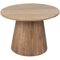 Giga Meubel Salontafel Salvador Naturel Rond 60cm