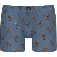 Mey Boxershorts ' Serie Gentle Moose ' blauw / bruin