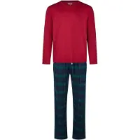 Happy Shorts Pyjama lang 'Christmas Giftbox' rood