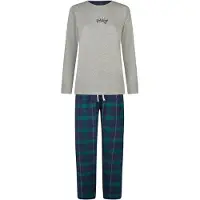 Happy Shorts Pyjama 'Christmas Giftbox' grijs