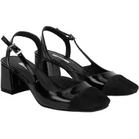 Desa Slingpumps 'Blockabsätze' zwart