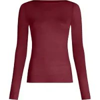 Hunkemoller Shirt ' Boatneck Cashmere' rood