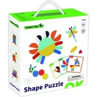 Tooky Toy Houten Puzzel met Patronen - Educatief en Creatief Speelgoed