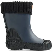 Wheat Regenlaarzen 'Thermo Wader' saffier / zwart