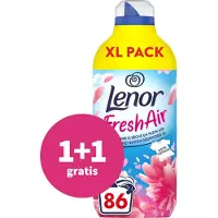 Lenor 1+1 Gratis: Wasverzachter Fresh Air Bloesem 86 Wasbeurten 1204 Ml