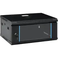 vidaXL Netwerkkast voor aan de muur 4U 19" IP20 600x450x285 mm
