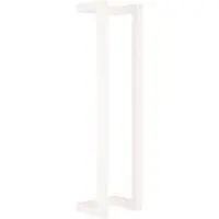 vidaXL Handdoekenrek 23x18x90 cm massief grenenhout wit