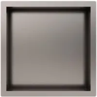 FortiFura Galeria Inbouwnis - 30x30x7cm - Geborsteld RVS PVD (RVS)