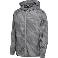 Hummel Sportjas 'AOP' grijs / zwart