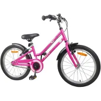 vidaXL Kinderfiets 20 Inch voor 6-11 jaar oud Roze Zwart