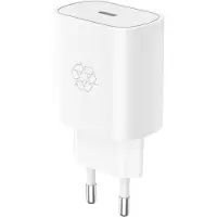 Upström Ëssentials by USB-C Oplader 25W – Snellader met PD & PPS – Geschikt voor iPhone, Samsung & Android – 100% Gerecycled Plastic