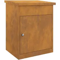 vidaXL Pakket Inwerpkoker Roestig 47,5 x 38 x 59 cm weervast staal