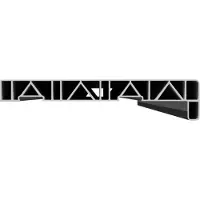 vidaXL Raamdorpel Marmeren textuur 140 x 25 x 4,5 cm PVC