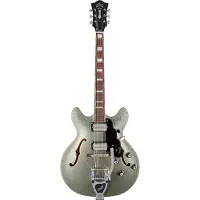 Guild Starfire Deluxe DC GVT Vintage Sterling semi-akoestische gitaar