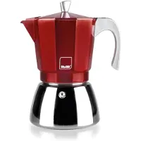 Ibili Elba 3 koffiemachine, Italiaans model, voor 3 kopjes, transparant. Transparant, one size