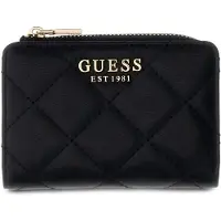 GUESS portemonnee Juliet SLG Zip Around Card Case Black zwart